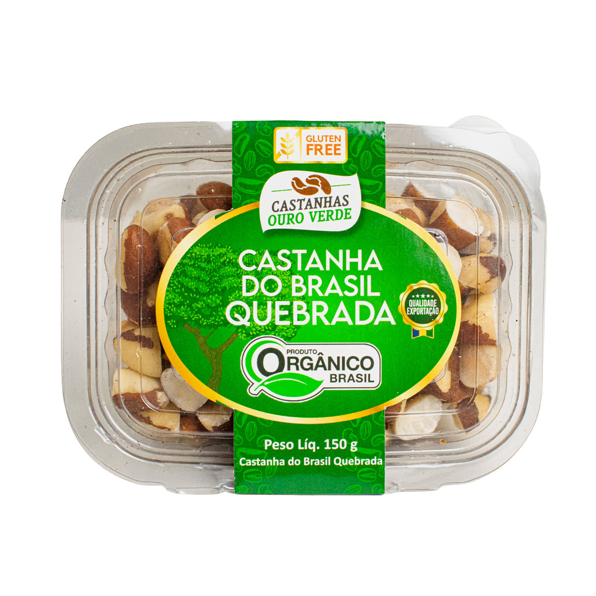 3620751 - CASTANHAS DO BRASIL QUEBRADA OURO VERDE 150G -1-